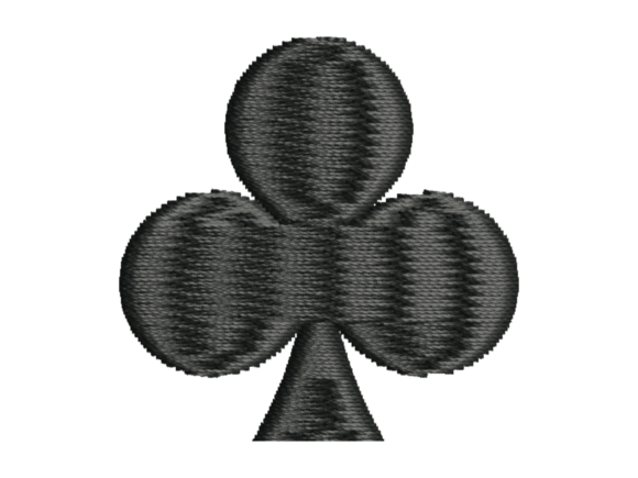 Clubs Playing Card Symbol Embroidery Review