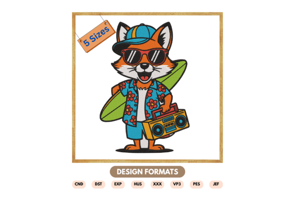 Cool Fox Summer Embroidery Design Review