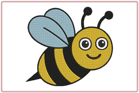 Cute Honey Bee Machine Embroidery Design Review