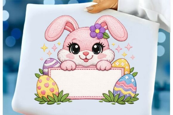 Easter Bunny Name Frame Embroidery Design Review