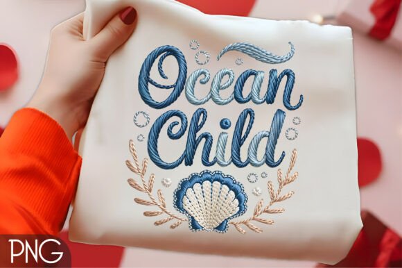 Ocean Child Seashell Embroidery PNG Review