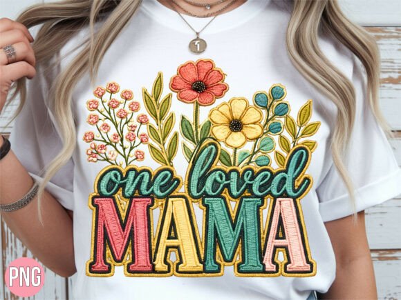 One Loved Mama Floral Embroidery PNG Review