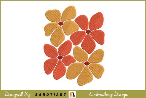 Orange and Yellow Embroidery Design Review