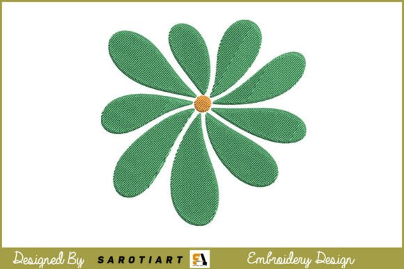 Retro Teal Daisy Embroidery Review