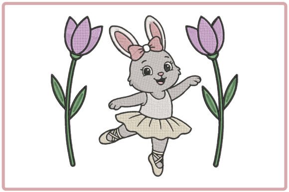 Reviewing Ballerina Bunny Embroidery Design