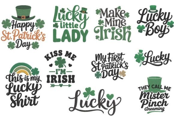 St Patricks Day Lucky Quote Embroidery Review