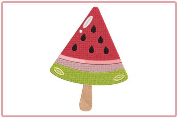 Summer Watermelon Slice Embroidery Review
